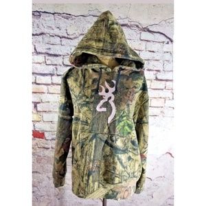 Browning Women's Camo Print Buckmark Hoodie Large